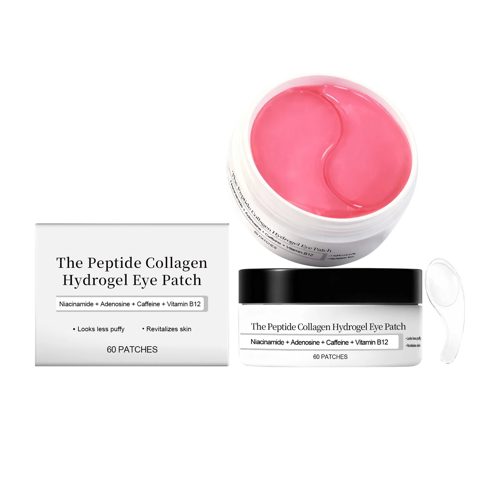 Collagen Hydrogel Eye Patch Nicotinamide Eye Mask anti Dark Circles Eye Bags Moisturizing Firming Eye Patches Skin Care Products