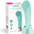 Facial Cleansing Brush, PRITECH Heatable Vibrating Face Scrubber with Massage, Silicone Face Scrubber for Women & Men, Electric Facial Cleanser for Deep Cleansing, Gentle Exfoliating Minihygieneproducts. Summerwins Dealsforyoudays